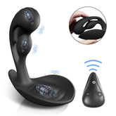 Masajeador de próstata Yeain con 3 motores y 10 vibraciones para estimulación anal y testicular.